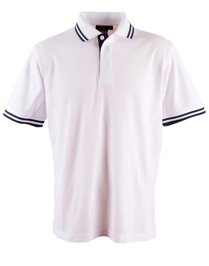 Picture of Winning Spirit, Mens Truedry Contrast S/S Polo